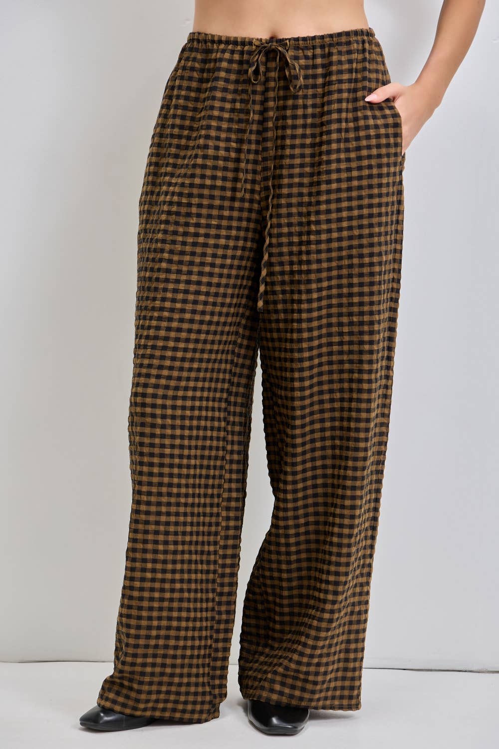 Autumn Crush Plaid Pants | Mocha | Extended