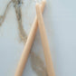 Hand-Dipped Taper Candles | Oatmeal