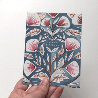 Happy Birthday Foil Stamped Card