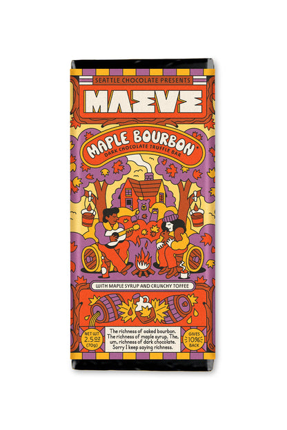 Maple Bourbon Truffle Bar