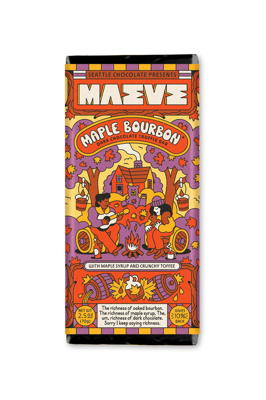 Maple Bourbon Truffle Bar