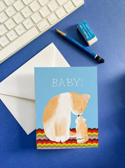 Cat Baby Card