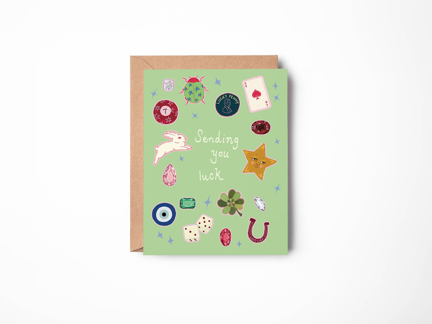 Sending You Luck Card