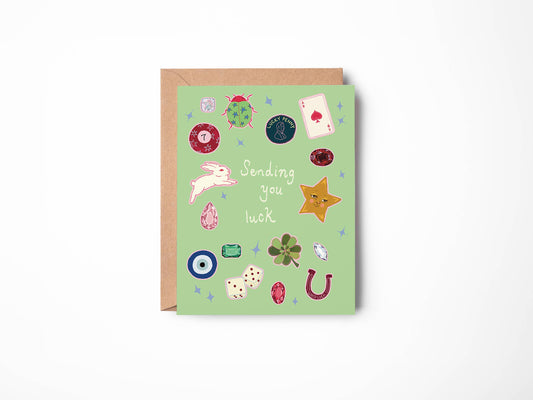 Sending You Luck Card