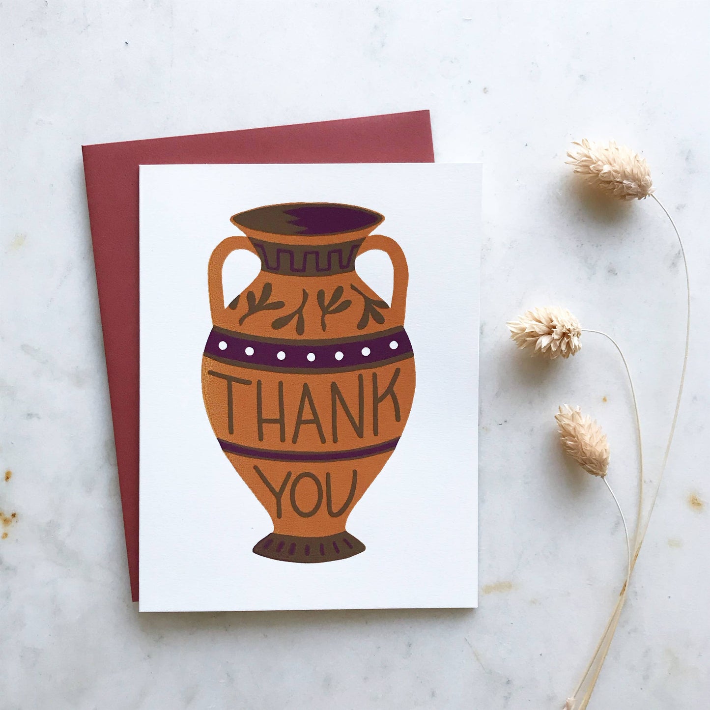 Thank You Amphora Card