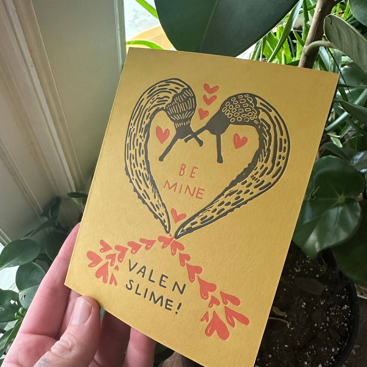 Be My Valenslime Valentine's Day Card