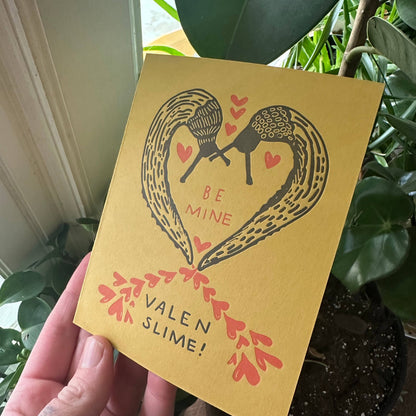 Be My Valenslime Valentine's Day Card