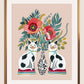 Staffordshire Cats Art Print | 11x14