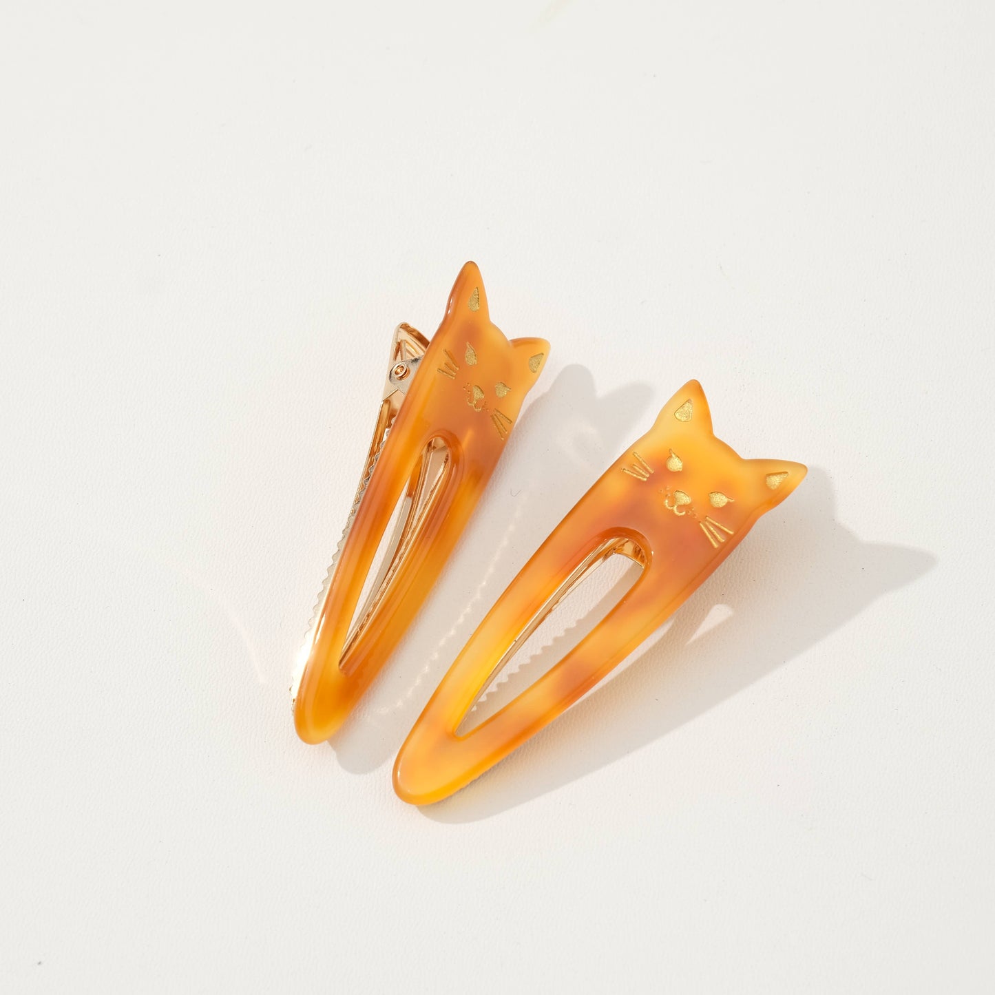 Cat Face Hair Clip | Set of 2