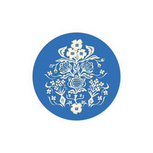 Blue Flower Bouquet Coaster