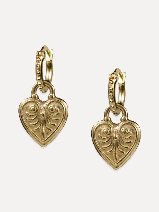 Coeur Huggie Earrings