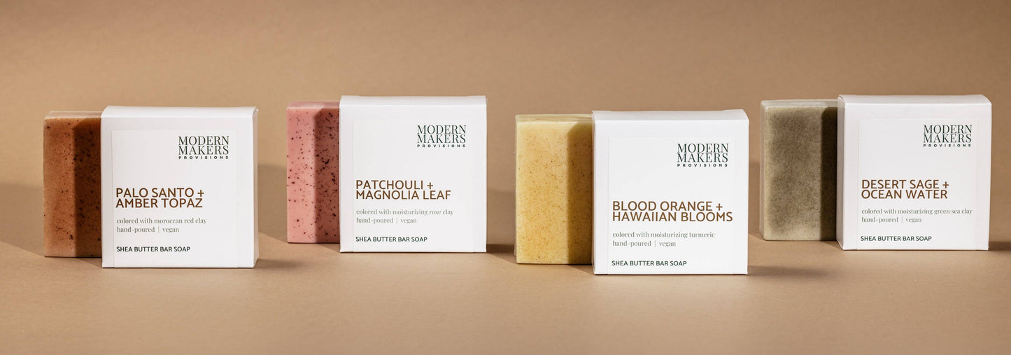 Palo Santo + Amber Topaz Bar Soap