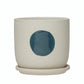 Stoneware Planter with Saucer