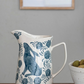 Hand-Painted Garden Rabbit Pitcher
