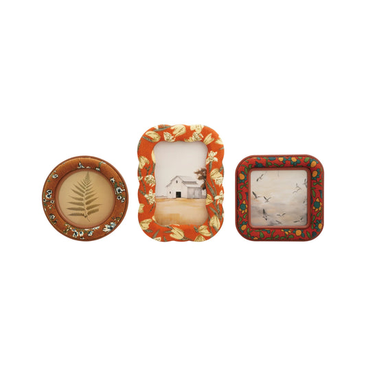 Floral Embroidered Frames