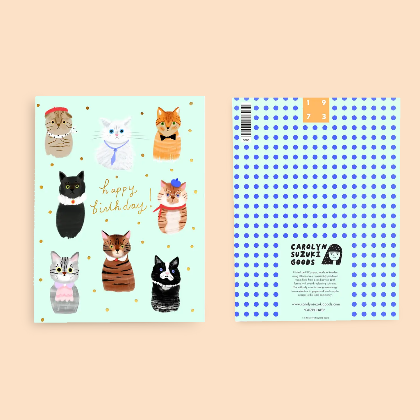 Party Cats Birthday Card