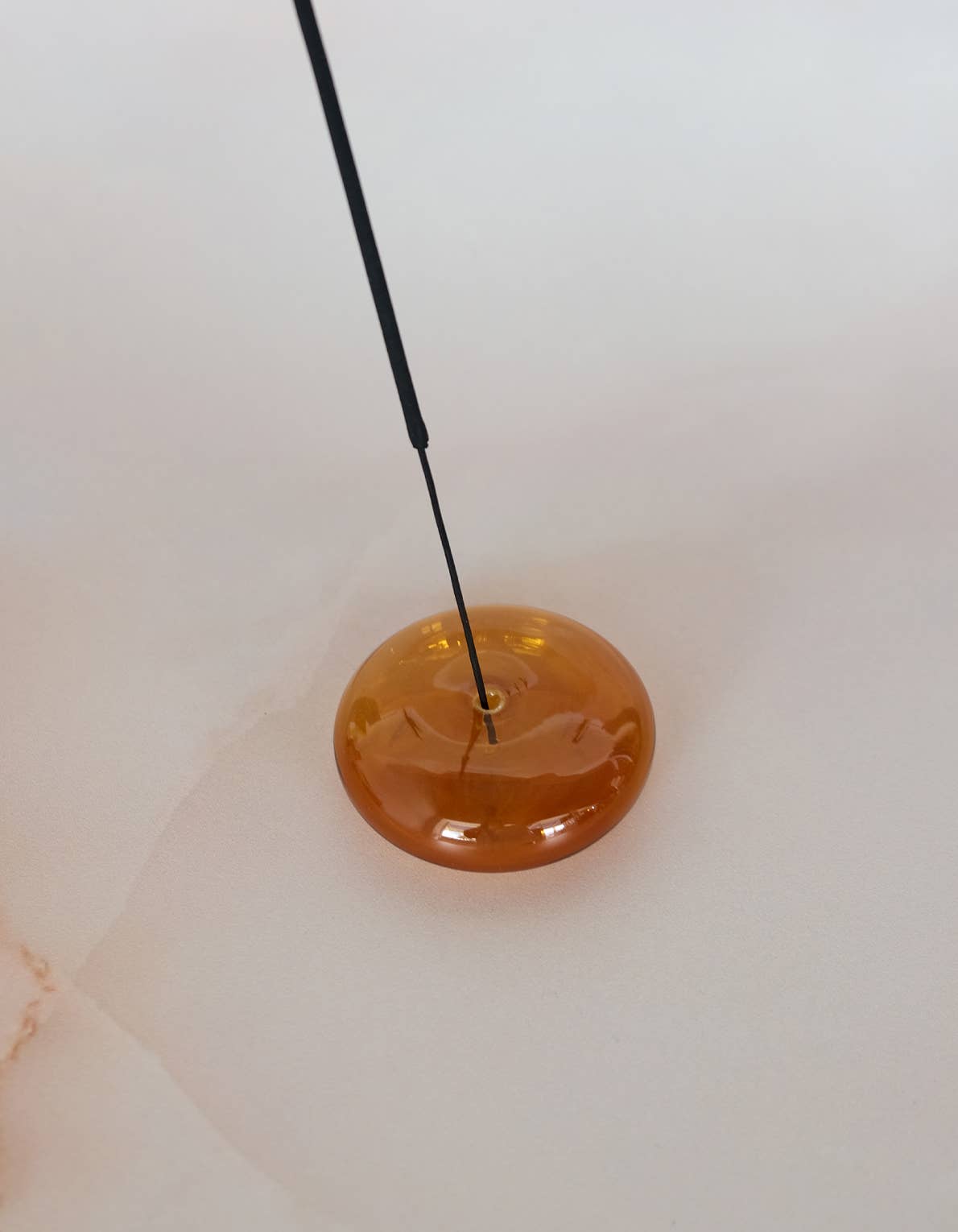Bubble Incense Holder | Translucent Amber