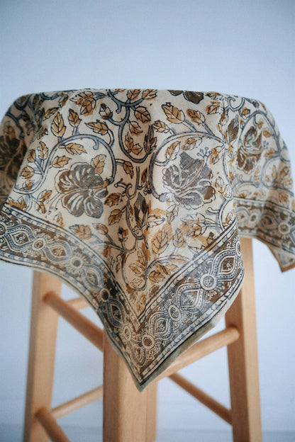 Kalamkari Cotton Bandana | Arabian Jasmine