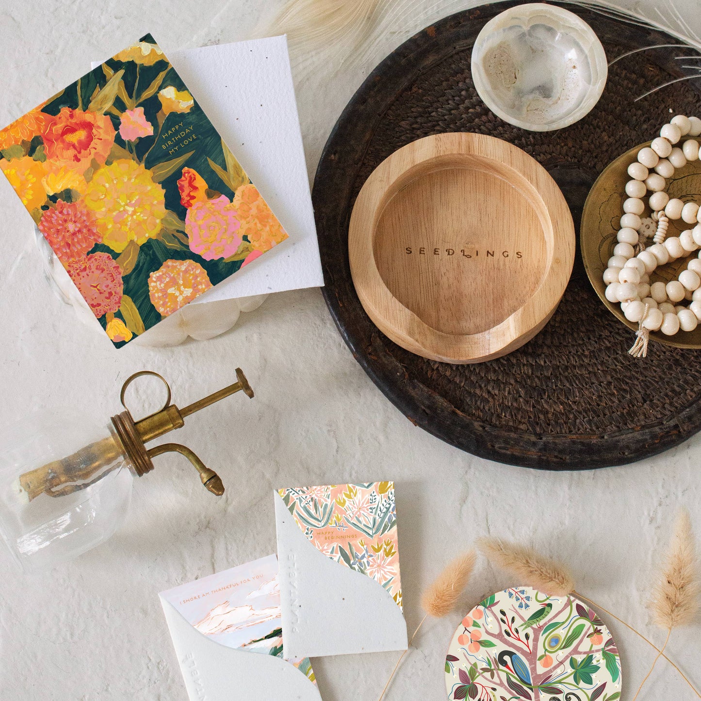 Marigolds Birthday Card