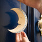 Golden Moon Ornament