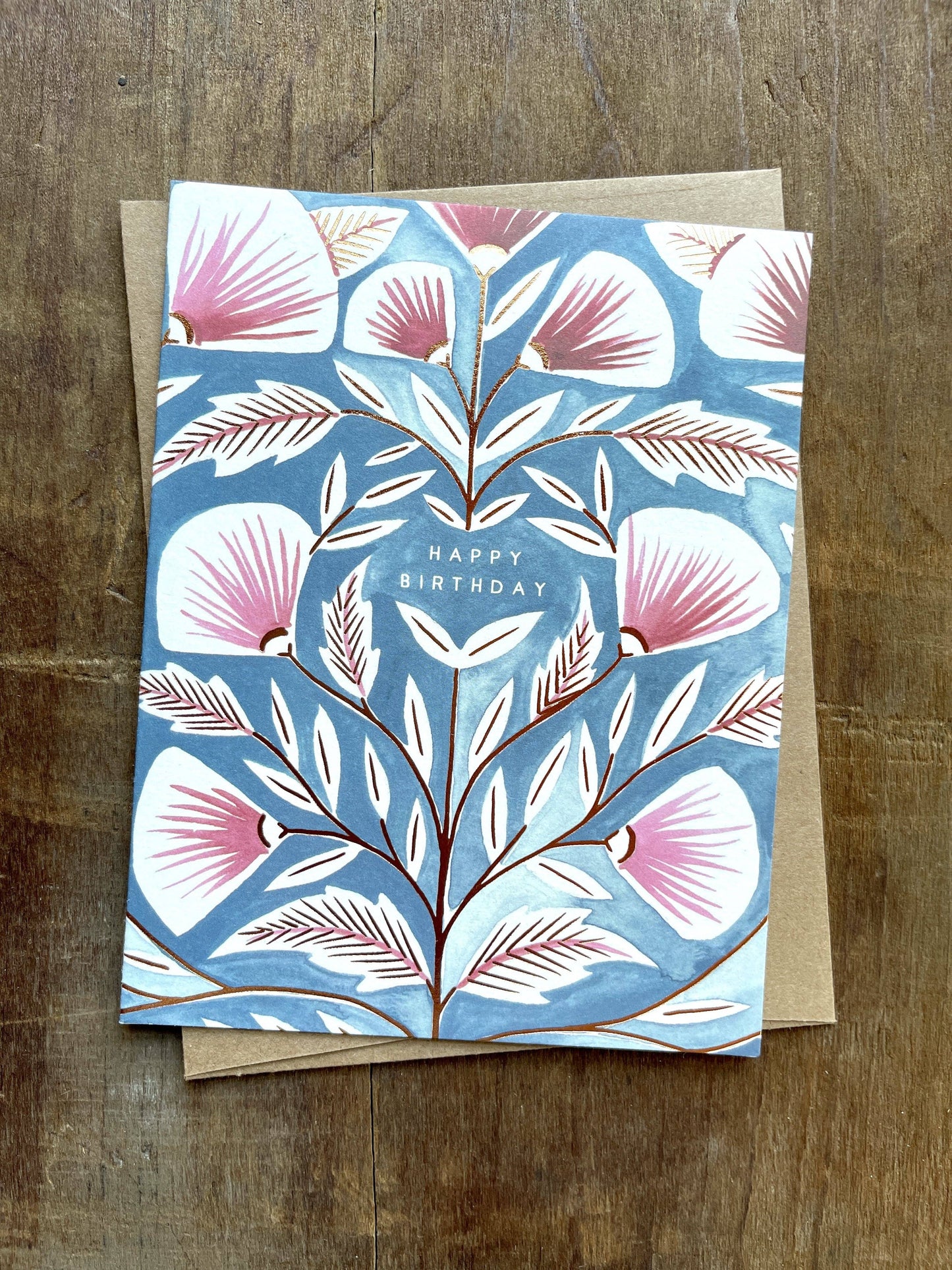 Happy Birthday Foil Stamped Card