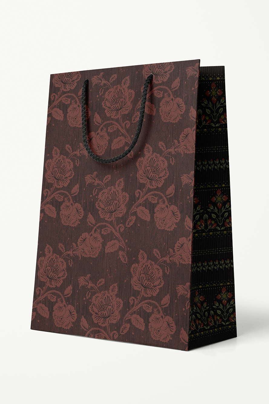 Midnight Blooms Gift Bag | Large