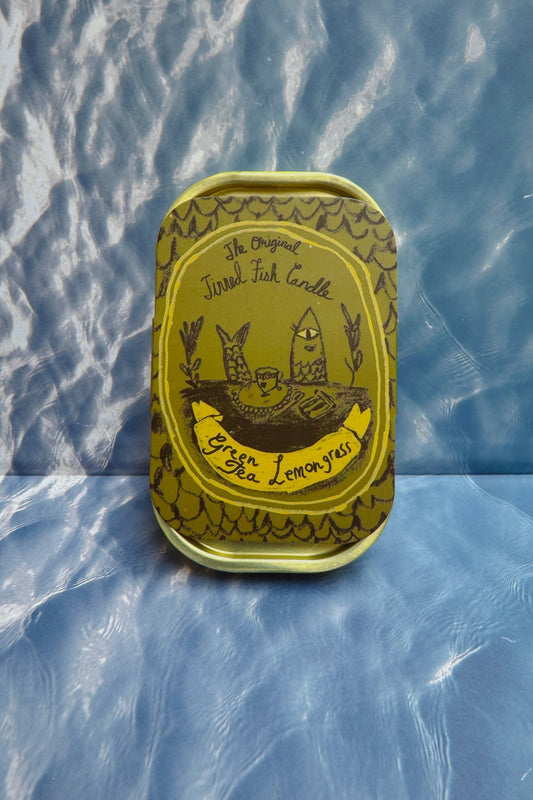 Tinned Fish Candle | Green Tea & Lemongrass