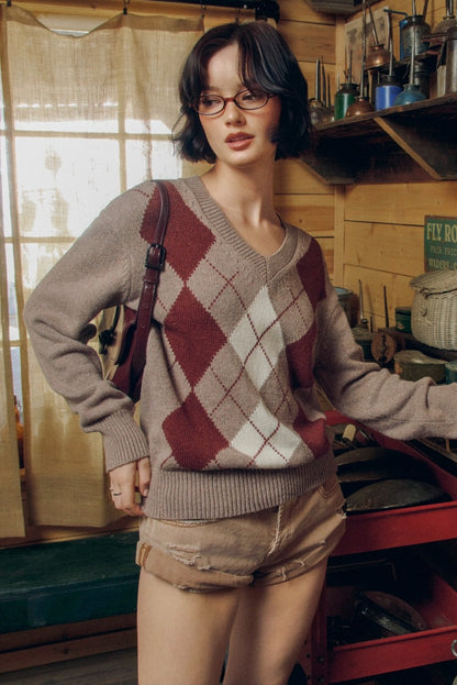 Maplewood Argyle Sweater