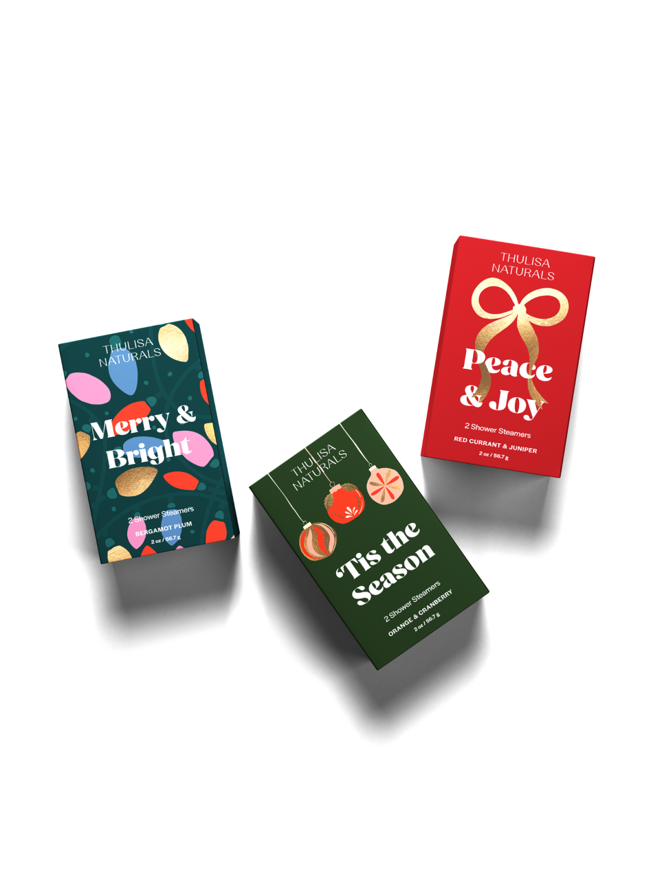 Orange + Cranberry Shower Steamers | 2 Pack