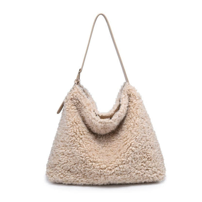 Neve Sherpa Tote | Cream