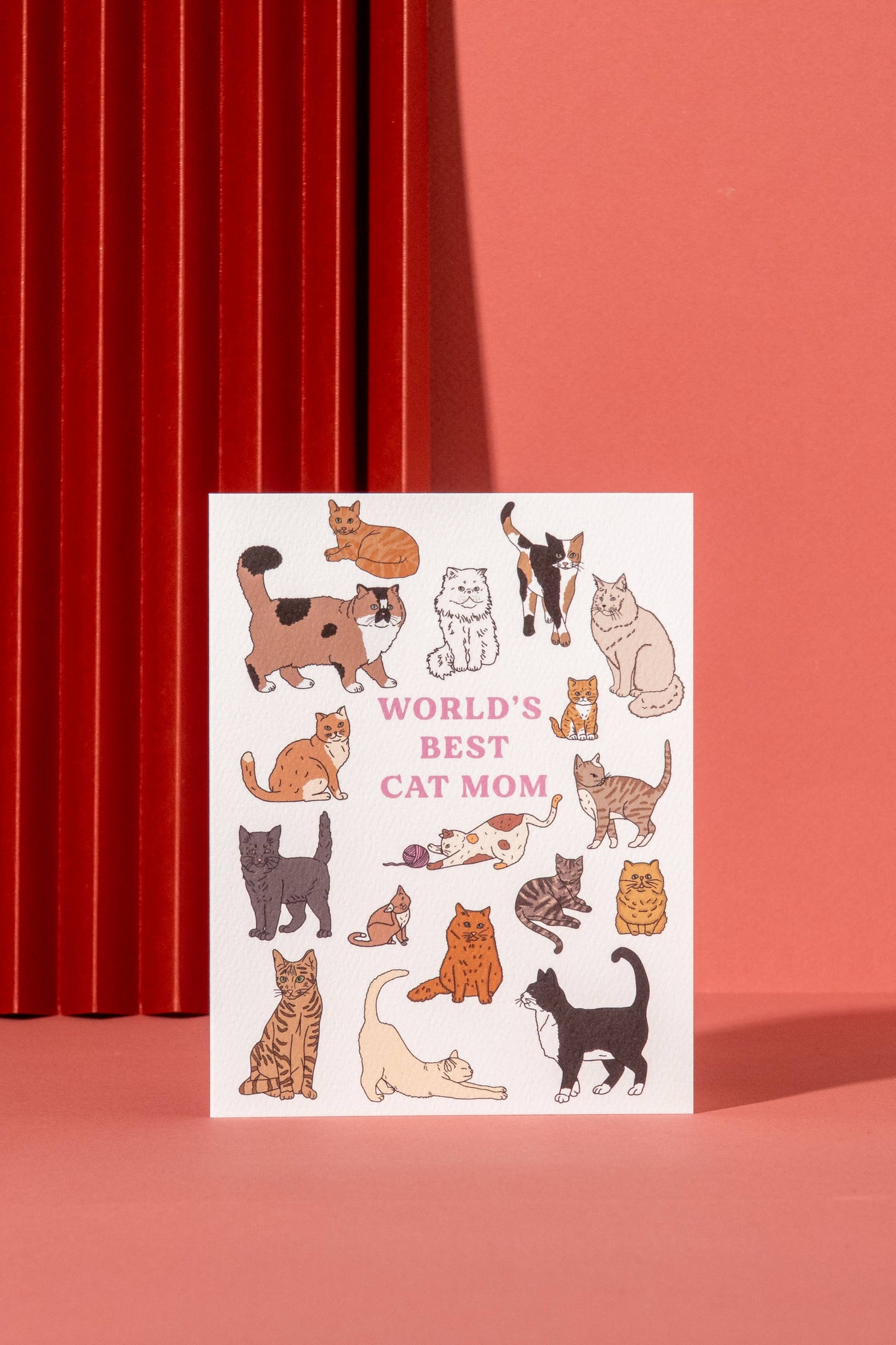 Best Cat Mom Card