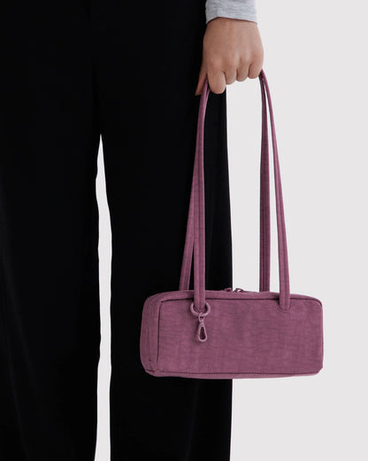 Small Nylon Bowler Bag | Wild Plum