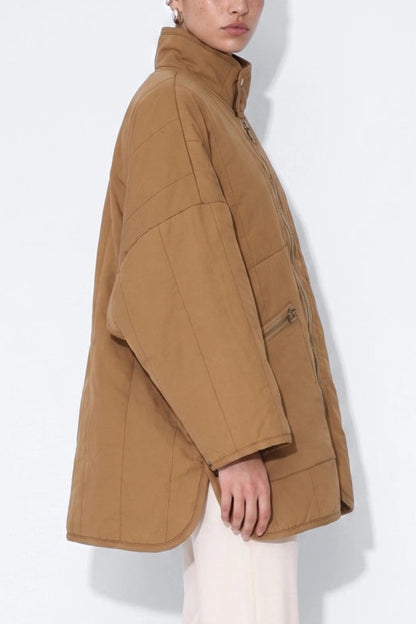 Cozy Szn Oversized Jacket | Camel