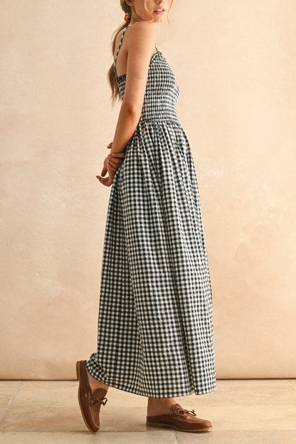Onyx Crush Midi Dress