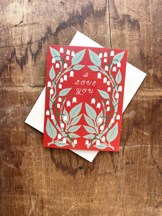 I Love You Vines Card