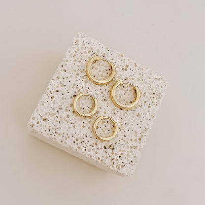 Bby Hoops | Gold Filled