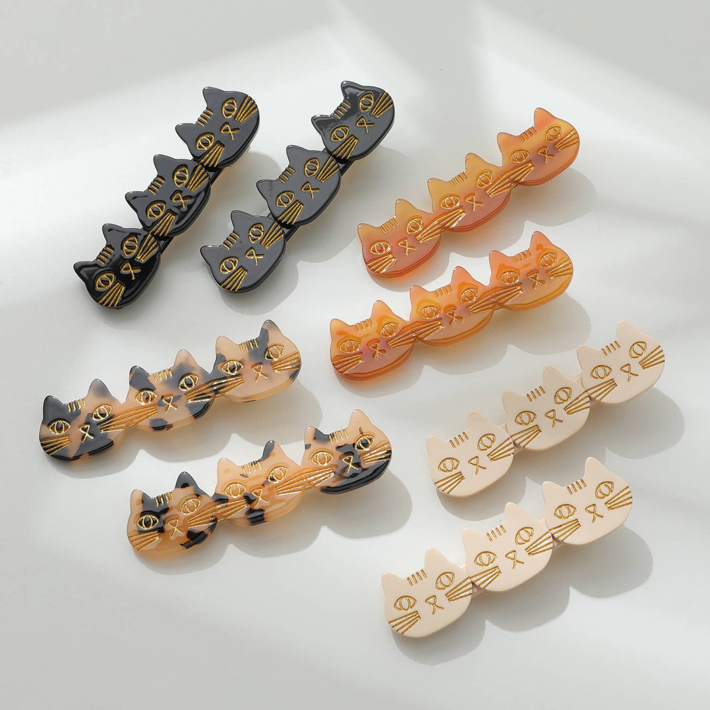 Three's Company Cat Barrette | Assorted