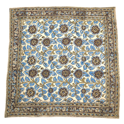 Kalamkari Cotton Bandana | Dusky Blooms
