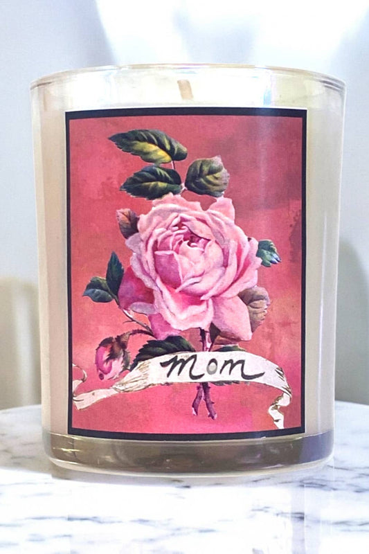 "All Moms Love a Rose" Candle 