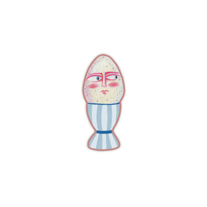 Egg Head Sticker