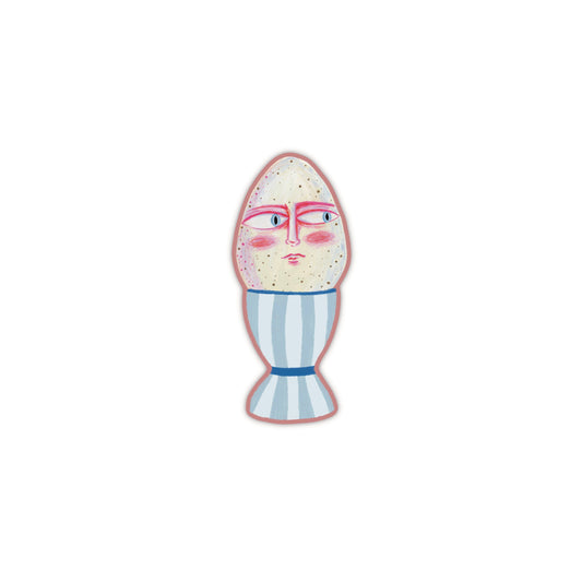 Egg Head Sticker