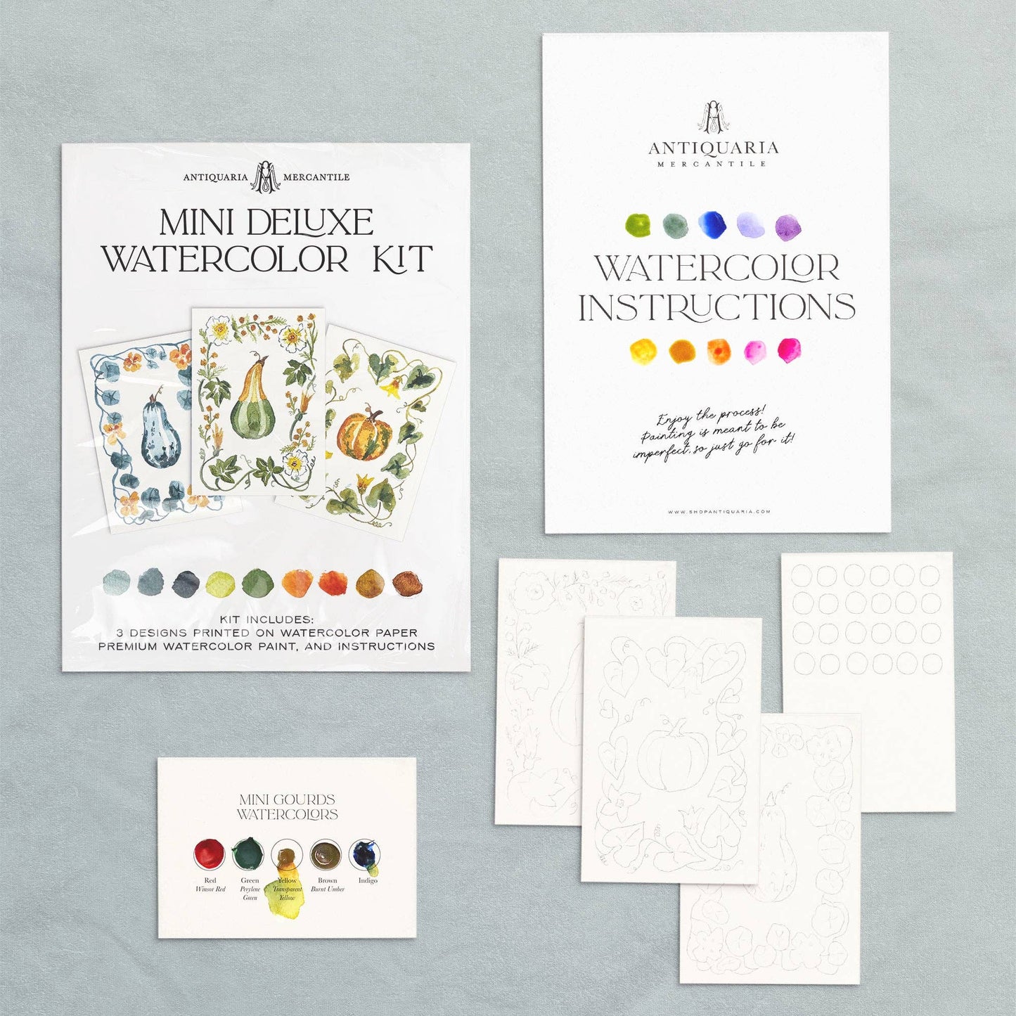 Mini Watercolor Kit | Gourds