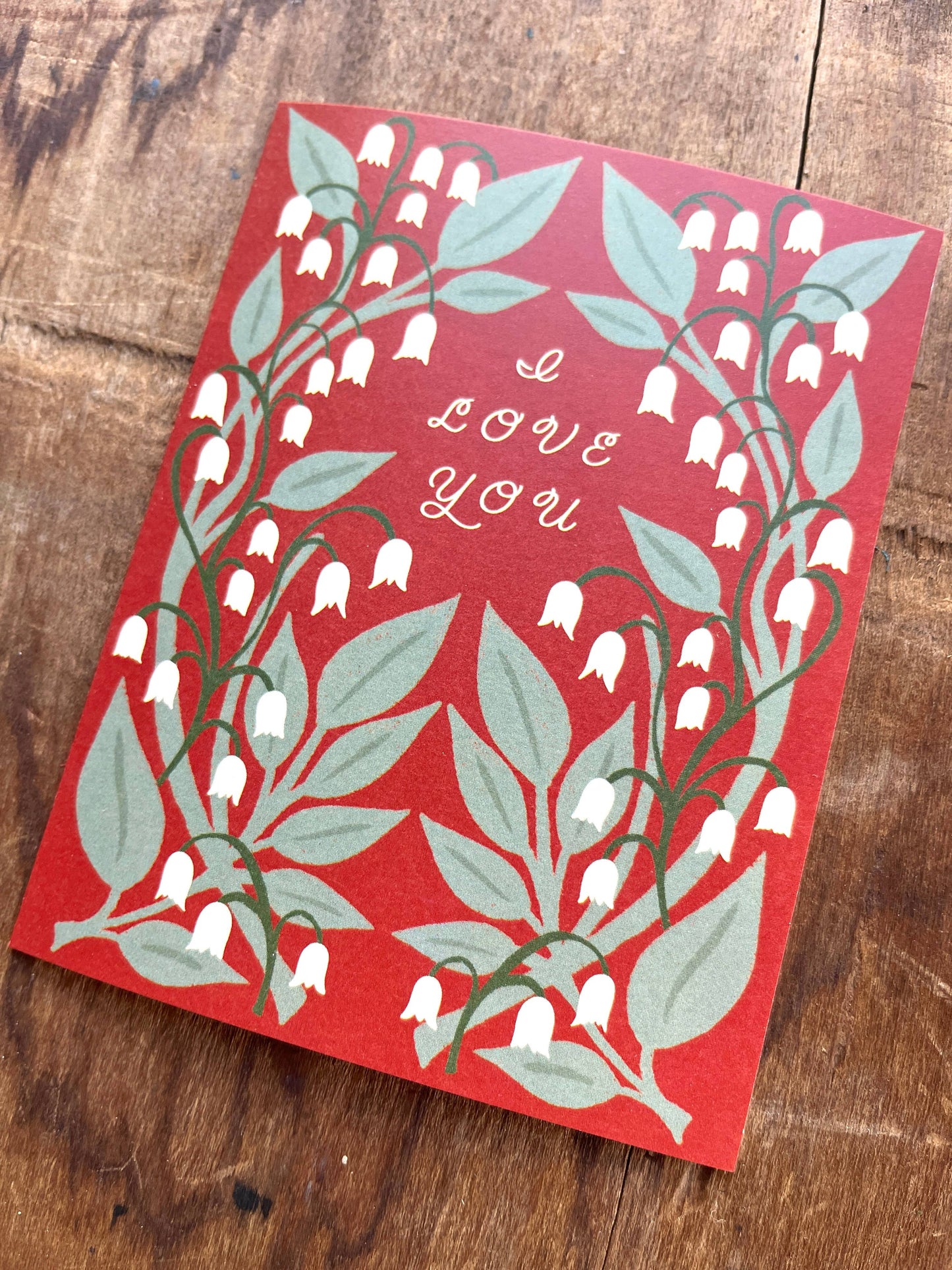 I Love You Vines Card