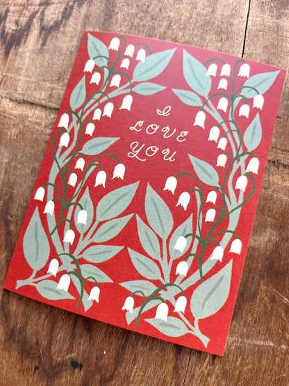 I Love You Vines Card