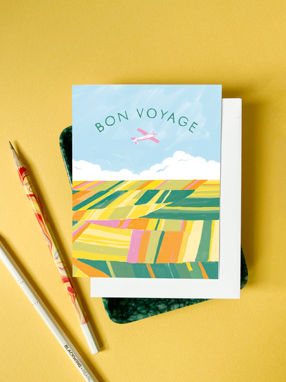 Bon Voyage Fields Travel Card