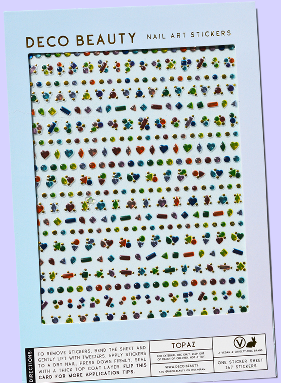 Nail Art Stickers | Topaz