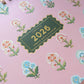 2026 Desktop Planner | Block Print Floral