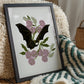 Vintage Bat Art Print | 8" x 10"