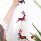 Reindeers Vertical Wall Hanging