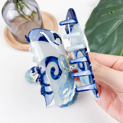 Blue Mermaid Hair Claw